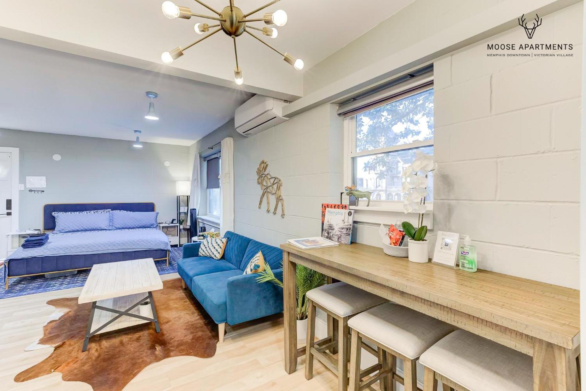 The Moose #7 - Instaworthy Studio With Amazing Views, Free Parking & Heated King Bed Memphis Exteriér fotografie
